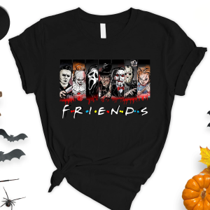 Friends Halloween Shirt, Horror Movie Shirt, Horror Movie Killers Tshirt