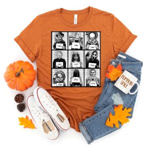 Horror Movie Characters Halloween Shirt For Horror Fan Gift Tee