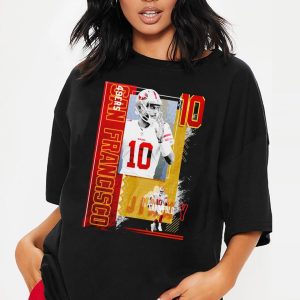 Jimmy Garoppolo San Francisco 49ers Football 10 Player Poster Shirt