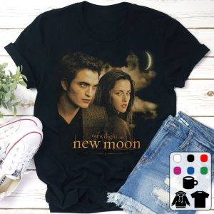 The Twilight Saga New Moon Shirts, Edward Cullen Bella Swan Twilight Saga Shirt