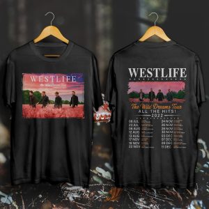 Westlife The Wild Dreams Tour Concert 2022 T-Shirt