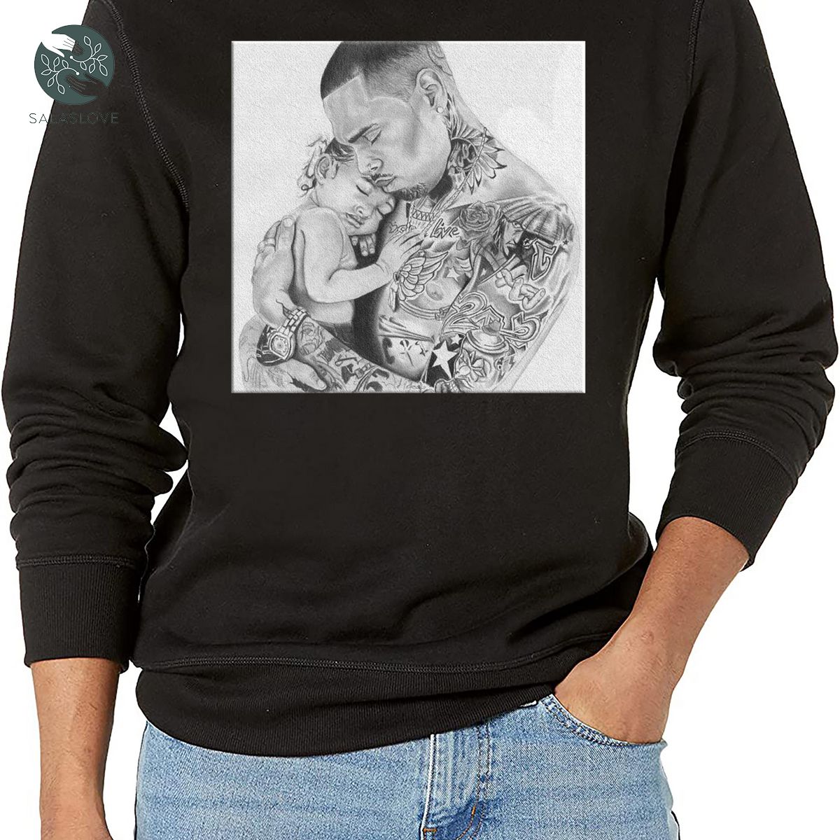 Chris Brown and Royalty Daughter T-shirt