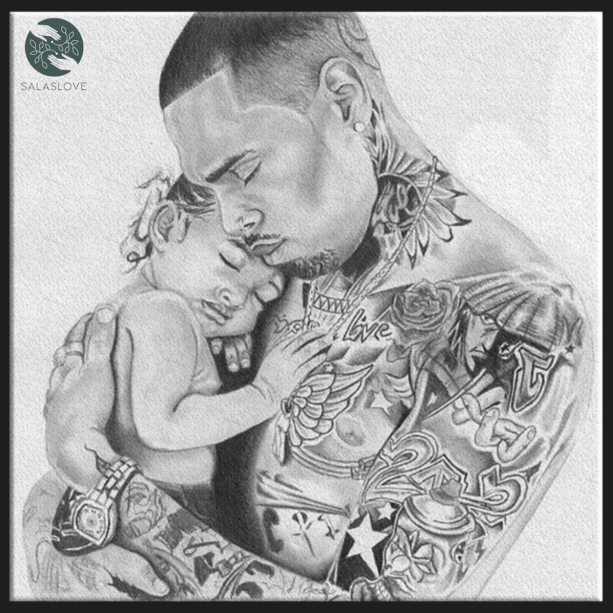 Chris Brown and Royalty Daughter T-shirt