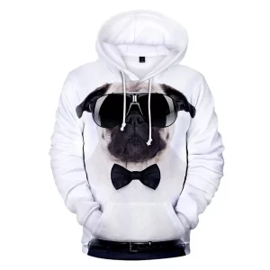 3D Animal Dog Hoodie Men's Sweatshirt Ladies Streetwear Autumn Hip Hop Hooded Fashion Unisex Pullover 3D13 XS