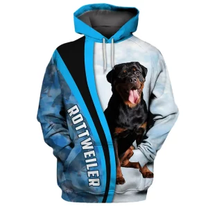 3D Graphics Animal Dog Hoodie Casual Sweatshirt Pet Pocket Streetwear Men's Clothing