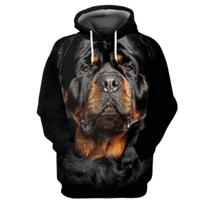 Rottweiler 3D Hoodie, Dog Lover Sweater Hoddie, For Dog Lover, Gift For Dog Mom, 3D Sweatshirt, All Over Printed Perfects 3D Hoodie, Zip Hoodie