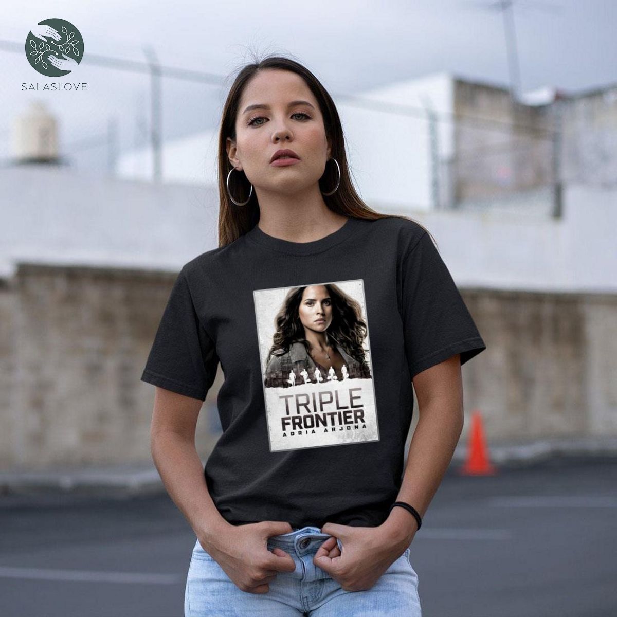 Adria Arjona On Triple Frontier Movie T-shirt