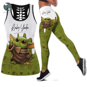 Baby Yoda Disney Combo Tank Top And Leggings