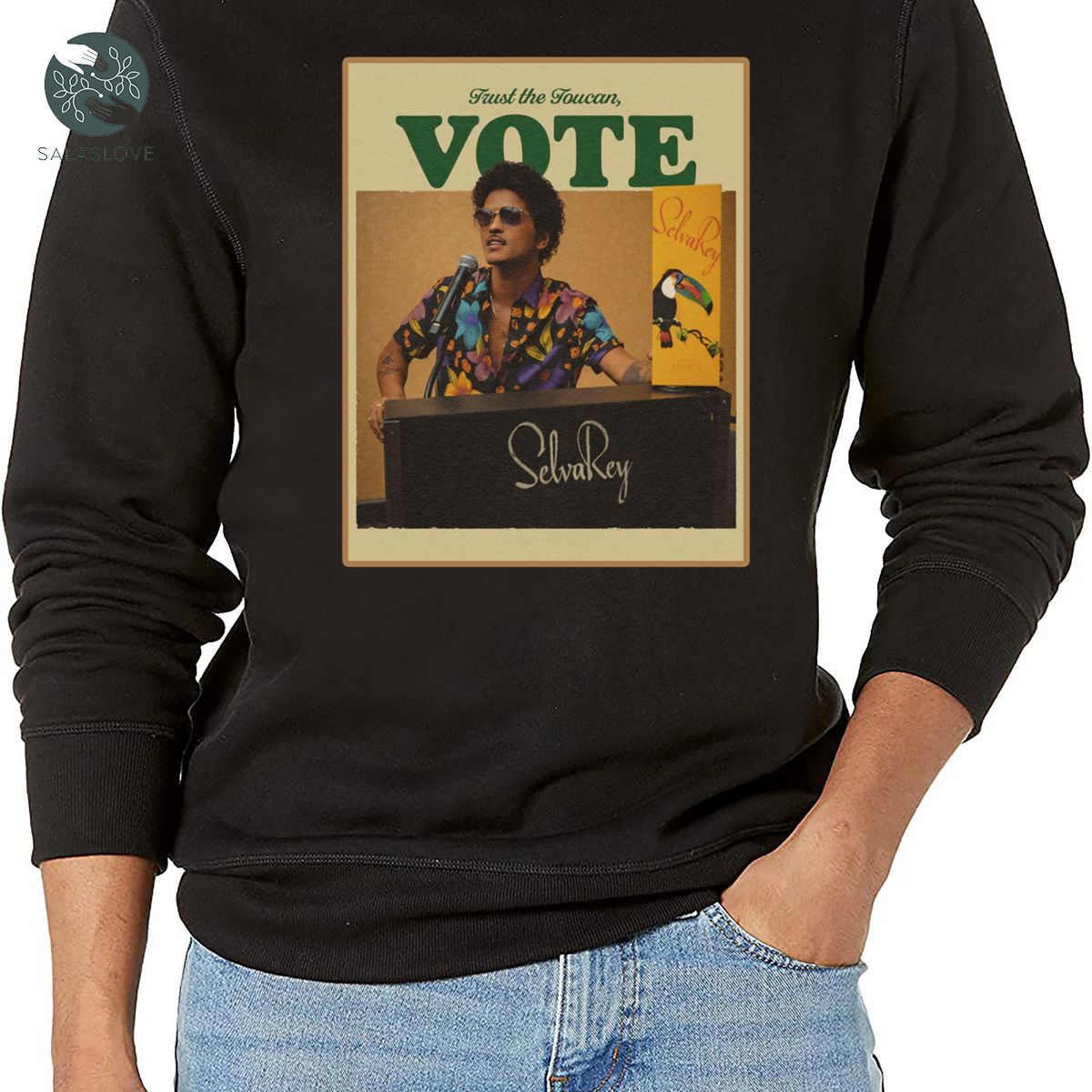 Bruno Mars Trust The Toucan, Vote Hoodie