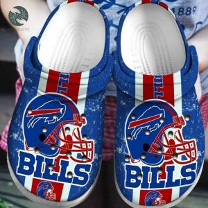 Buffalo Bills NFL Football 3D Crocs Crocband Clogs