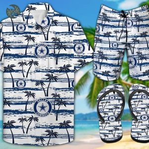 Dallas Cowboys Flip Flops And Combo Hawaiian Shirt Shorts