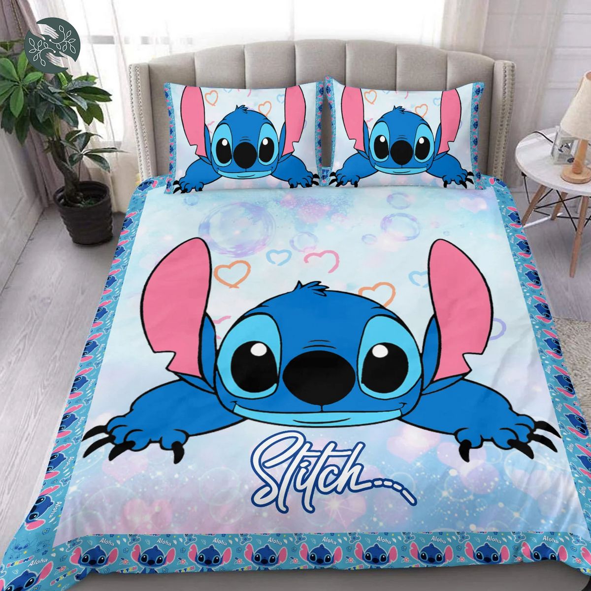 Disney Stitch Bedding Set Duvet Cover Set For Kid