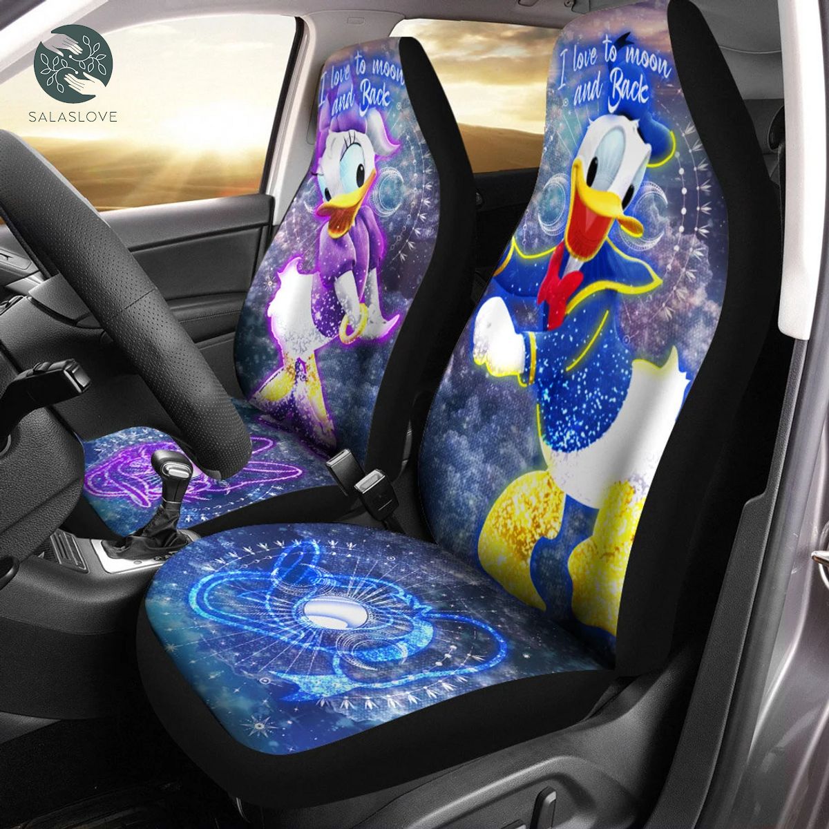 Donald Daisy Duck Disney Cartoon Car Seat Cover