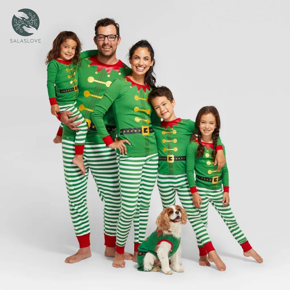 Elf Family Pajamas Set Matching Outfits