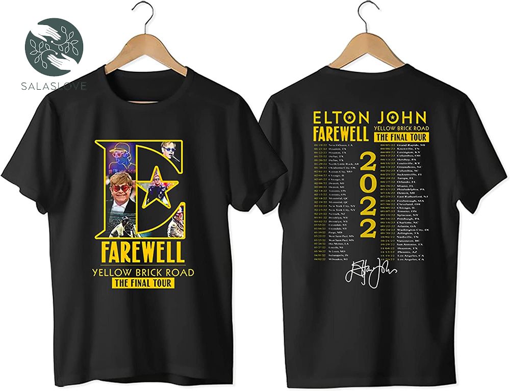 Elton John Farewell 2022 Tour Shirt