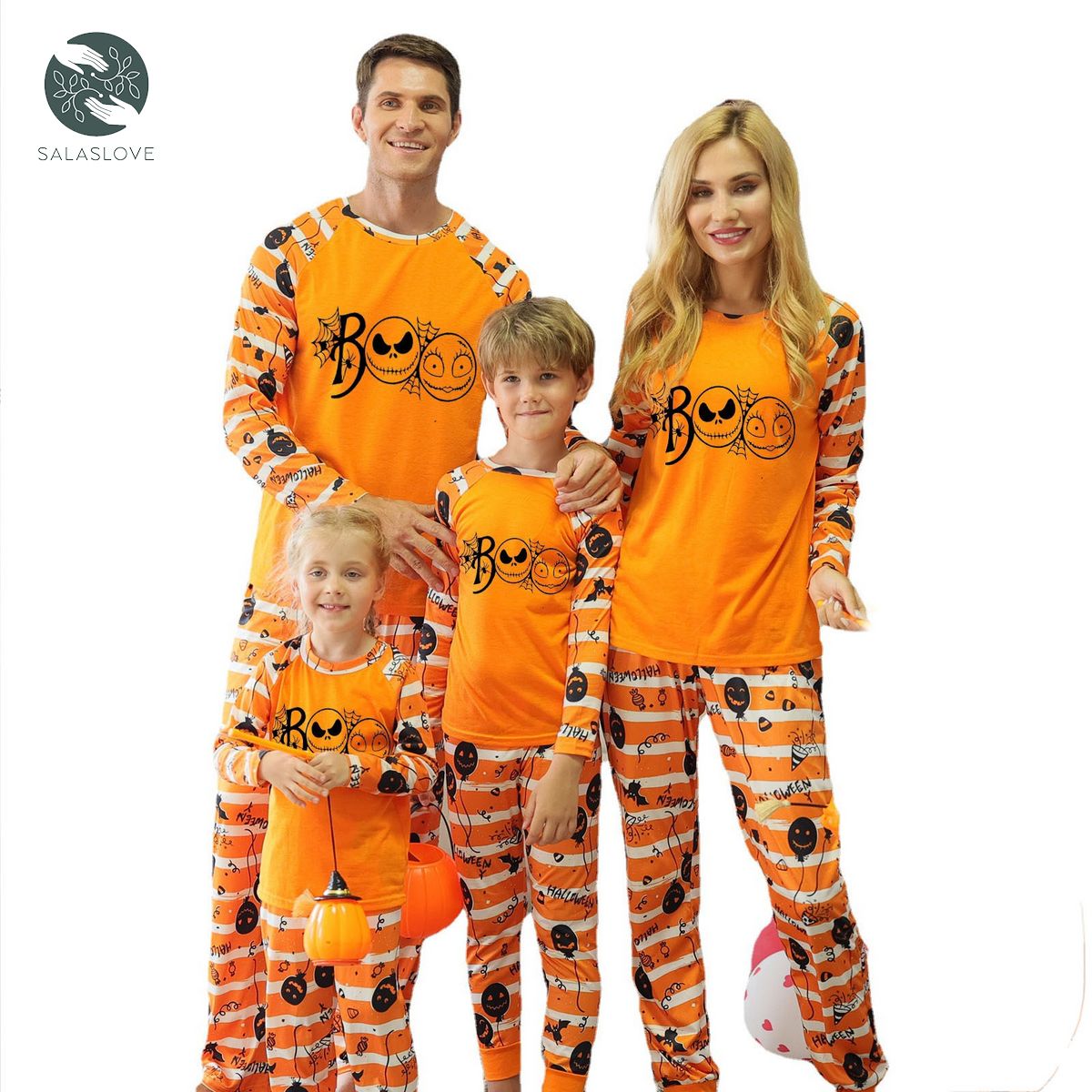 Family Matching Halloween Print Set Parent-Child Pajamas