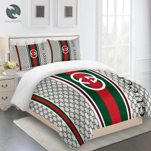 Gucci Bedding Set Italy White And Black Luxury Duvet Cover Bedding Sets
