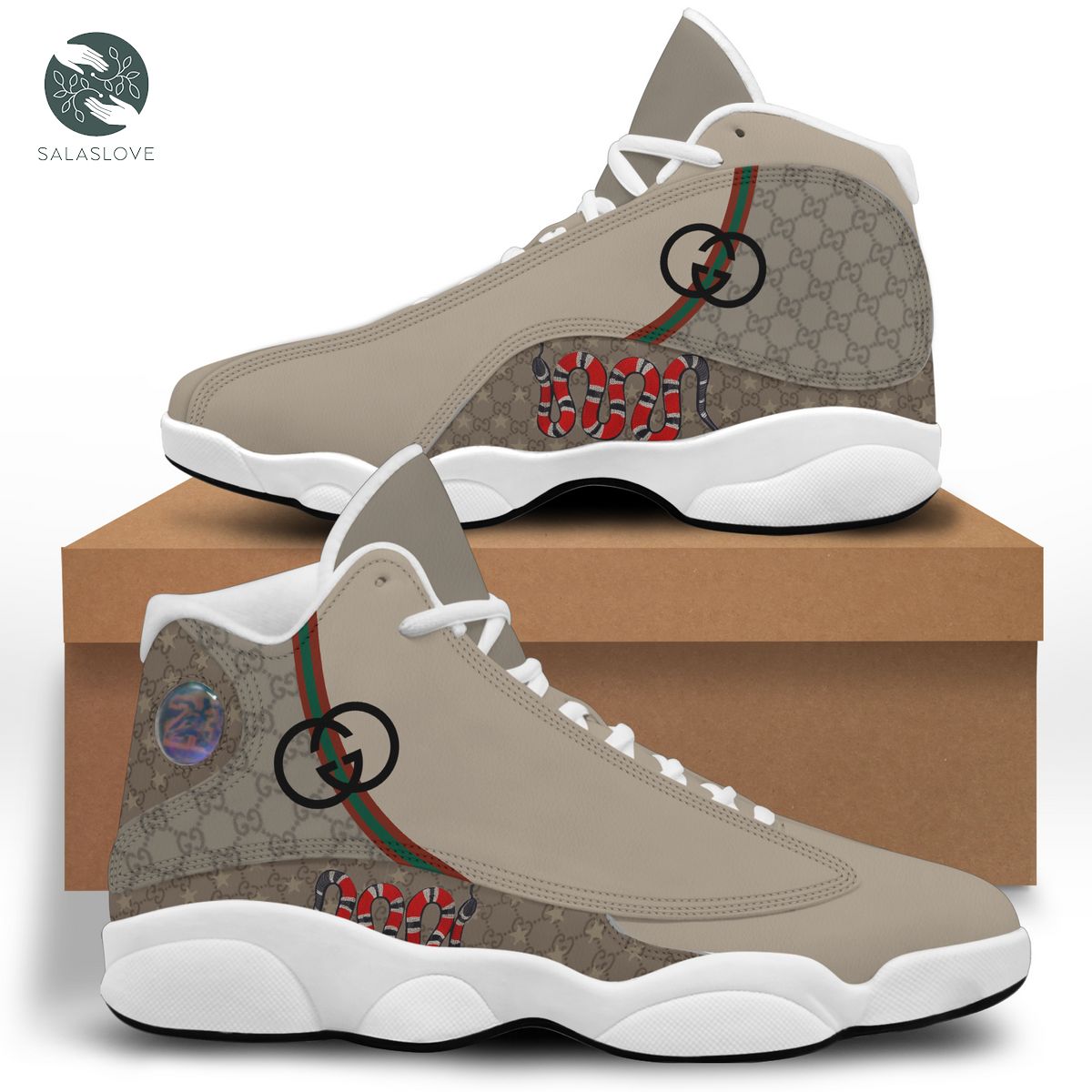 Gucci Retro Snake Air Jordan 13 Sneakers Shoes Gifts