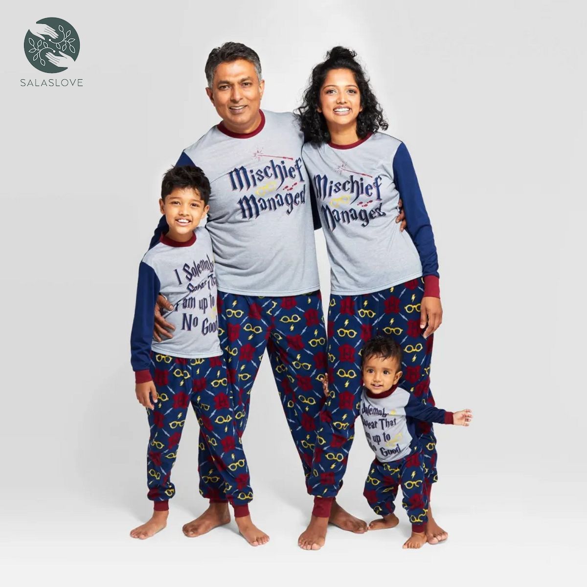 Harry Potter Matching Family Christmas Pajamas Set