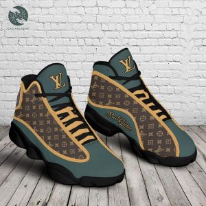 Louis Vuitton Green Paris Air Jordan 13 Sneakers Shoes