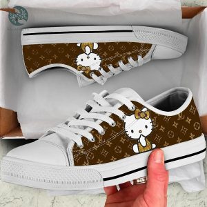 Louis Vuitton Hello Kitty Low Top Canvas Shoes Sneaker