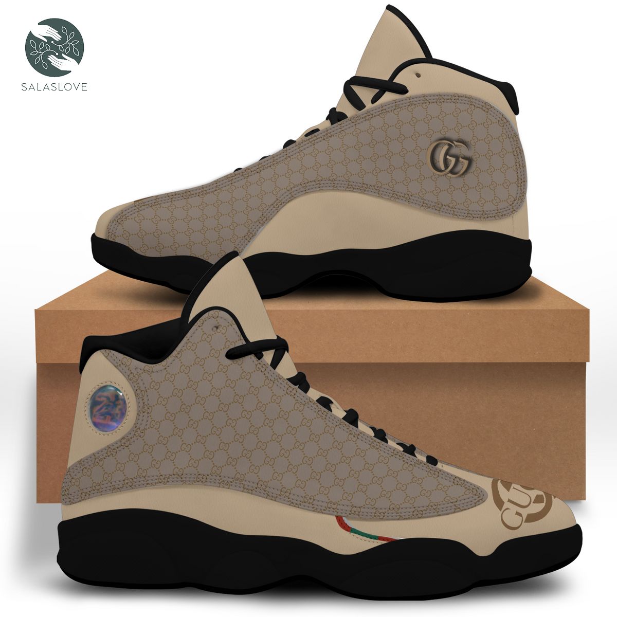 Luxury Brand Gucci Air Jordan 13 Sneakers Shoes Gifts