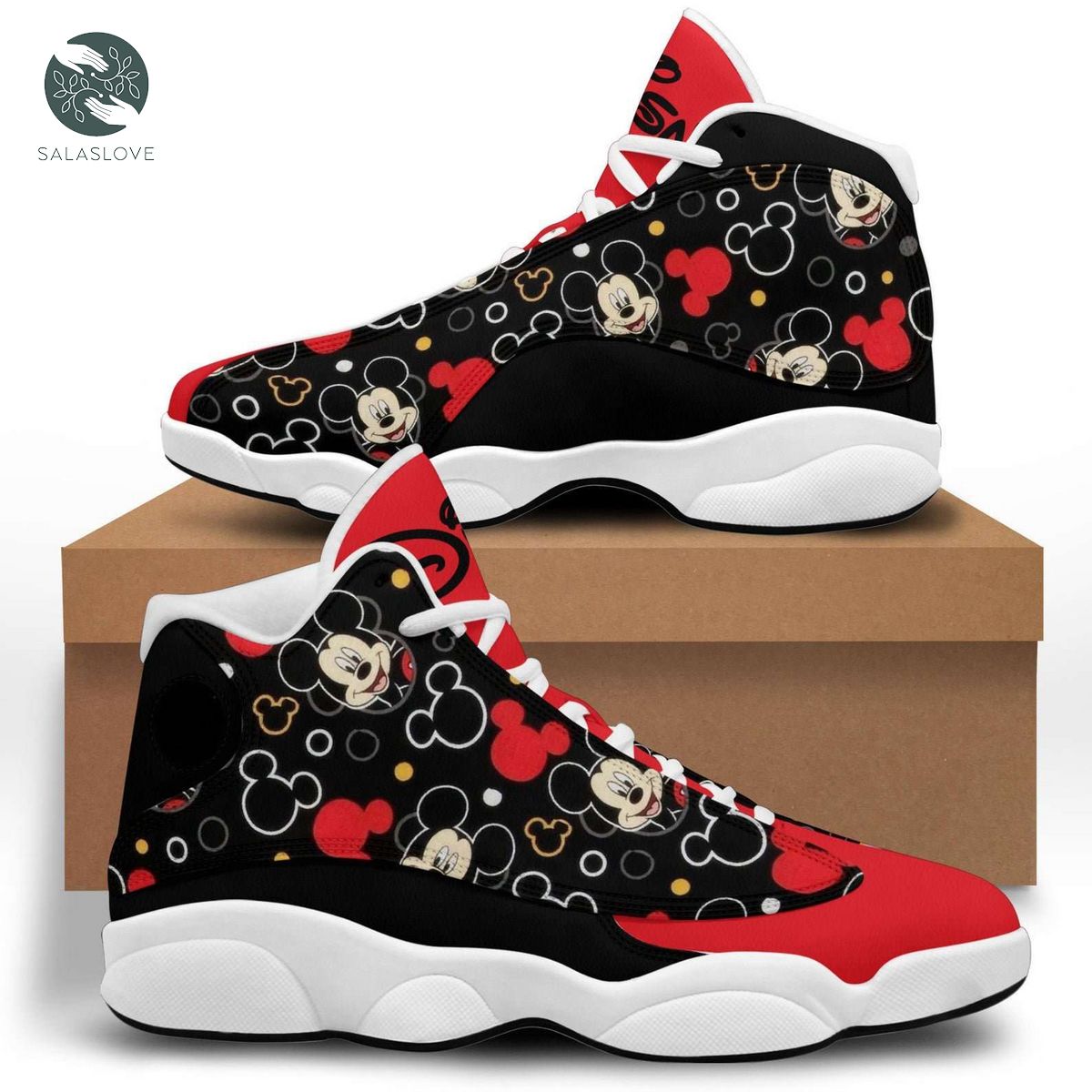 Mickey Mouse Air Jordan 13 Shoes