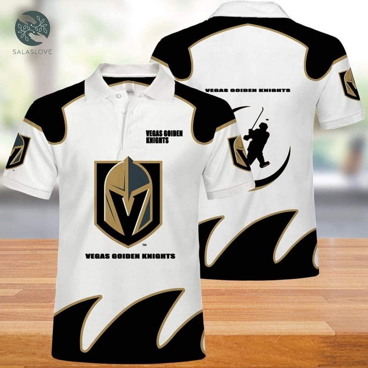 NHL Vegas Golden Cavaliers Casual Summer Short Top 3D Polo Shirt