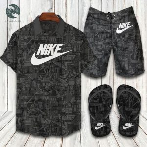 Nike 2022 Flip Flops And Combo Hawaiian Shirt Shorts
