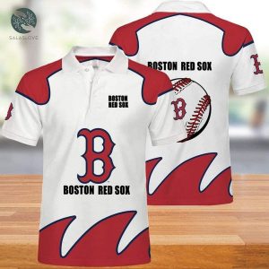 NRL Boston Red Sox 3d Print Casual Summer Polo Shirt