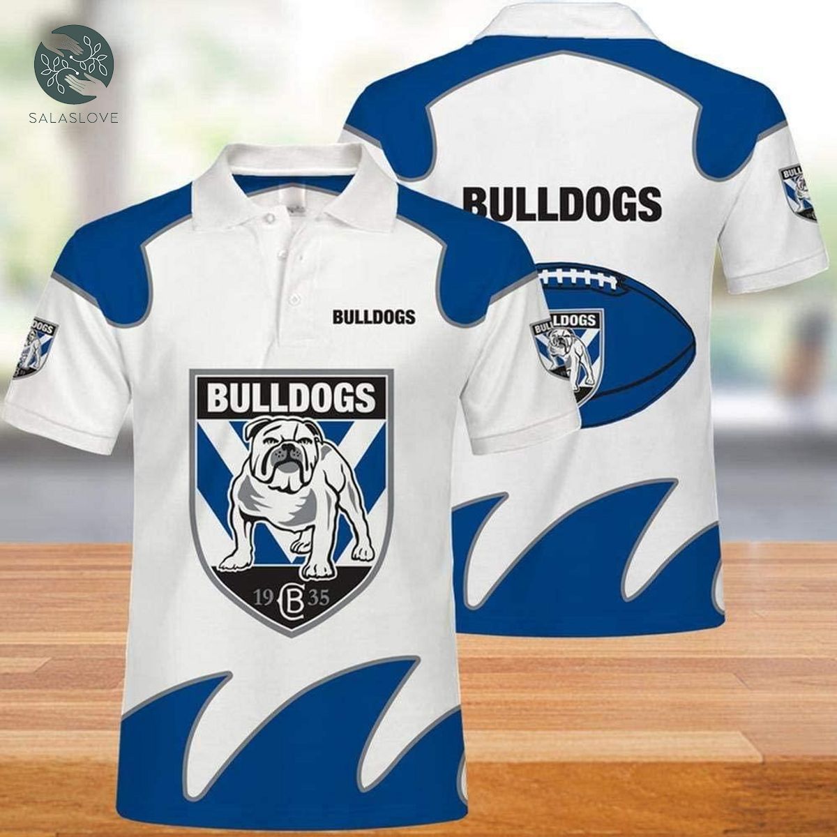 NRL Canterbury-bankstown Bulldog 3D Polo Shirt