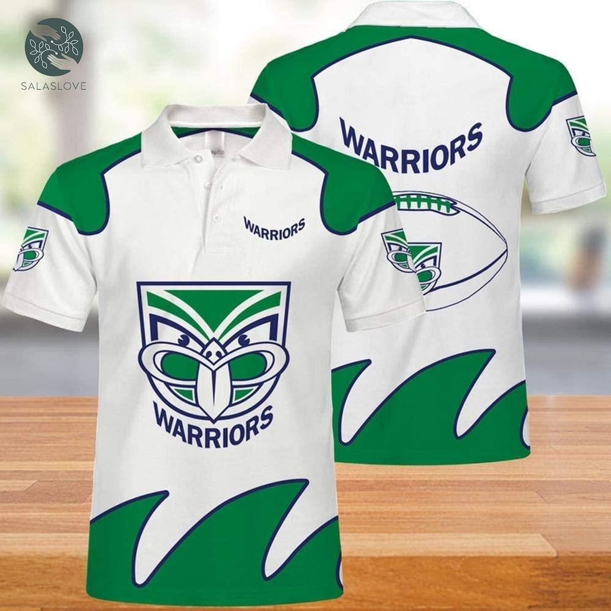 NRL Warriors Team 3d Print Casual Summer Polo Shirt