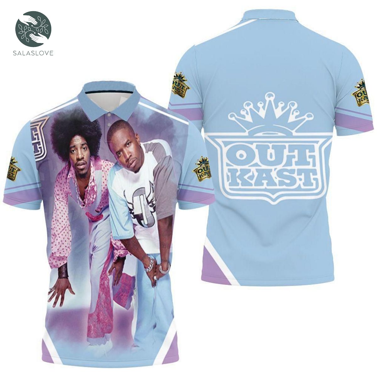 Outkast Big Boi And Dre Present Outkast 3D Polo Shirt
