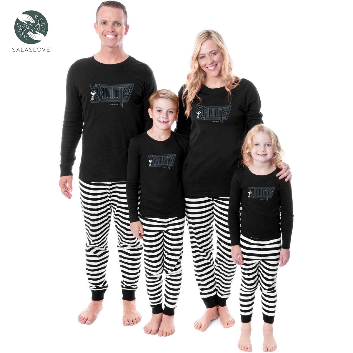 Peanuts Rocker Sleep Tight Fit Cotton Matching Family Pajama Set
