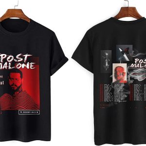 Post Malone Twelve Carat 2022 Tour 2 Side Music Shirt