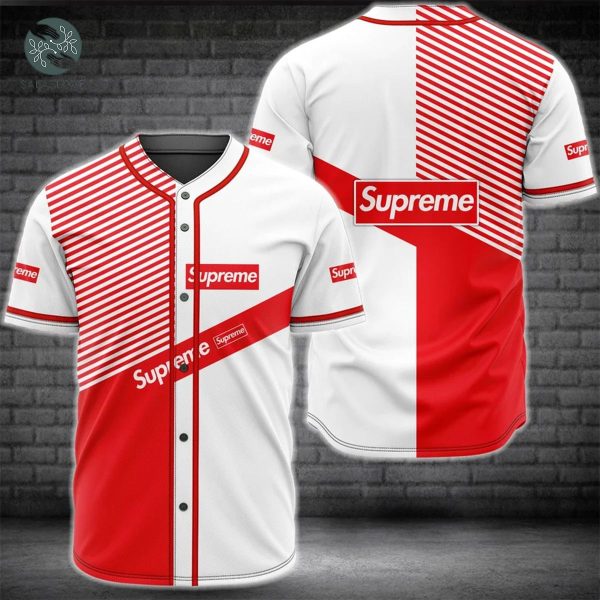 Supreme Baseball Jersey Shirt Luxury Clothing Clothes Sport Outfit For Men Women