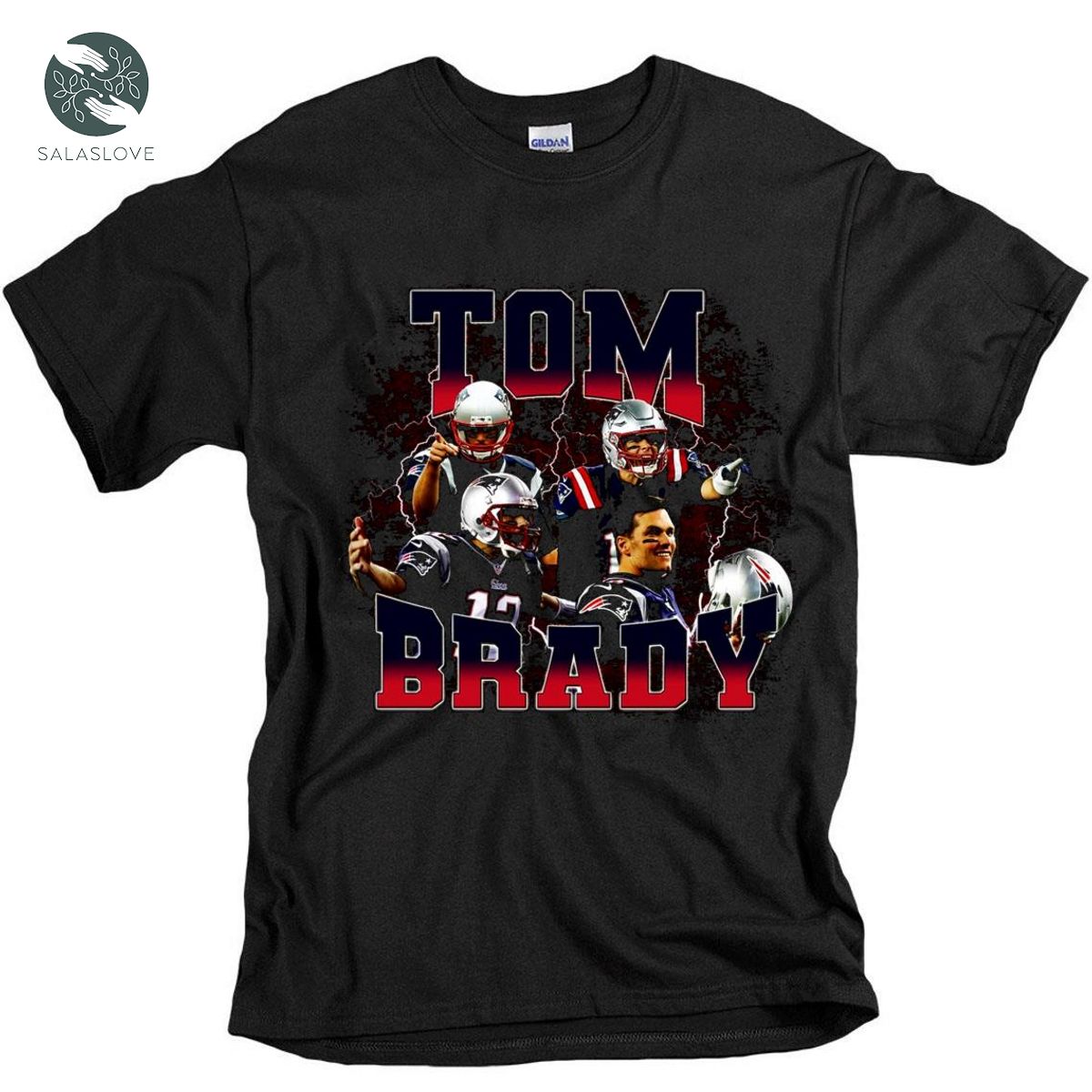 Tom Brady - New England Patriots Bootleg Style Shirt