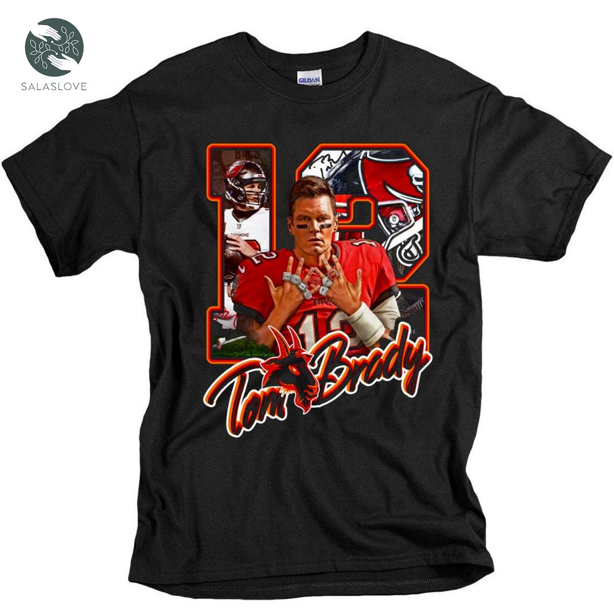 Tom Brady The Goat 12 NFL Player MVP Super Bowl Shirt