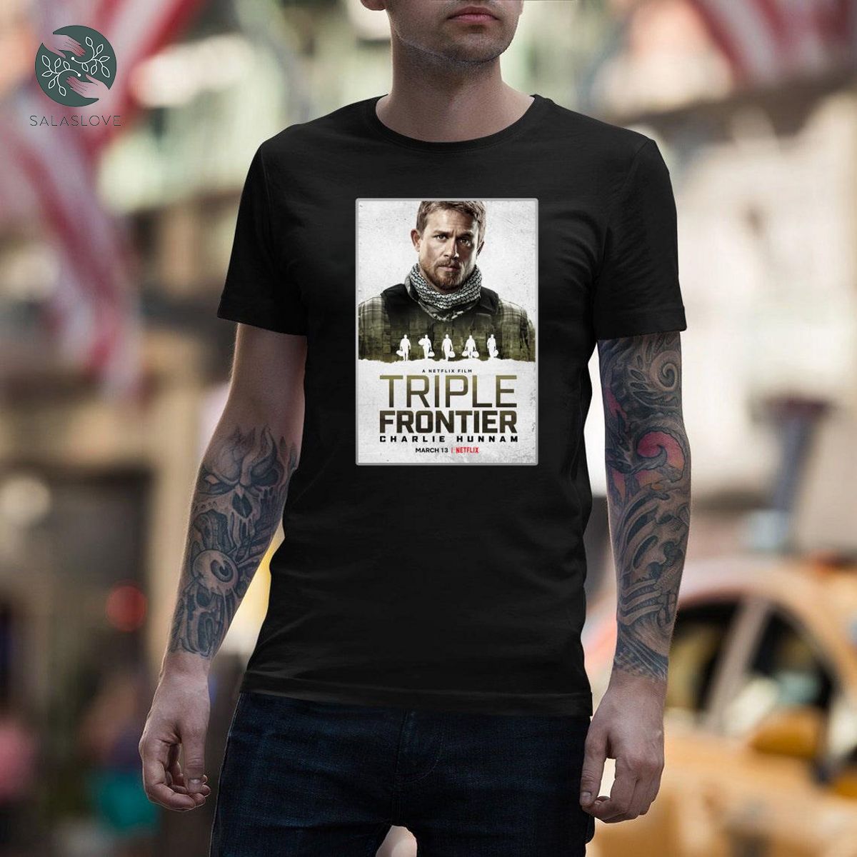 William - Ironhead On Triple Frontier Movie T-shirt