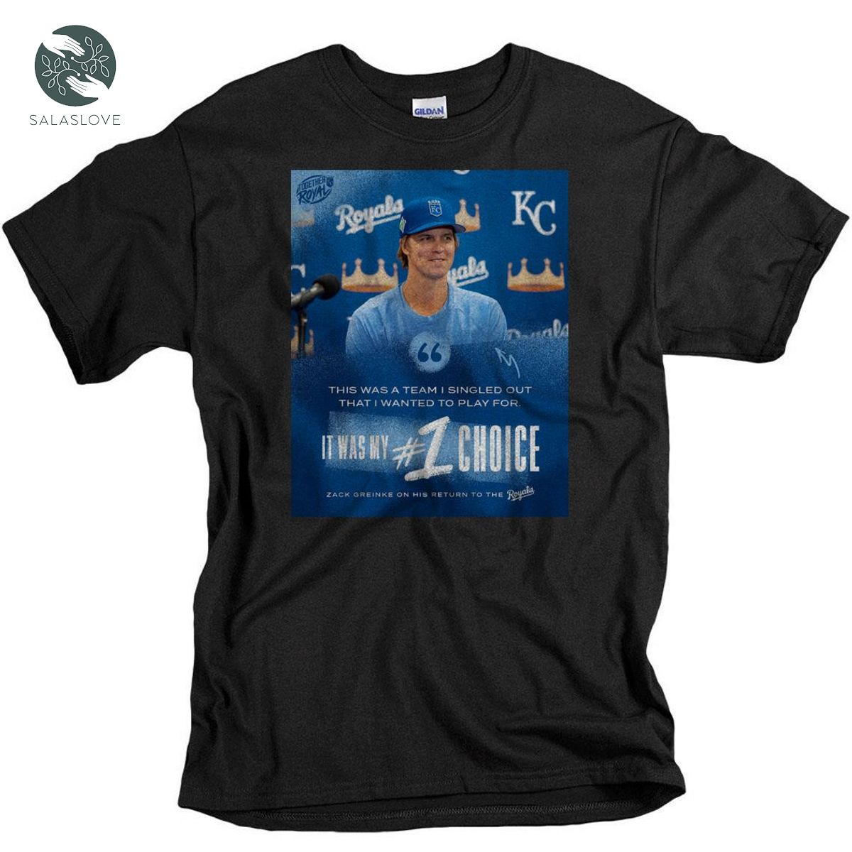 Zack Greinke Excited To Return To Royals T-shirt