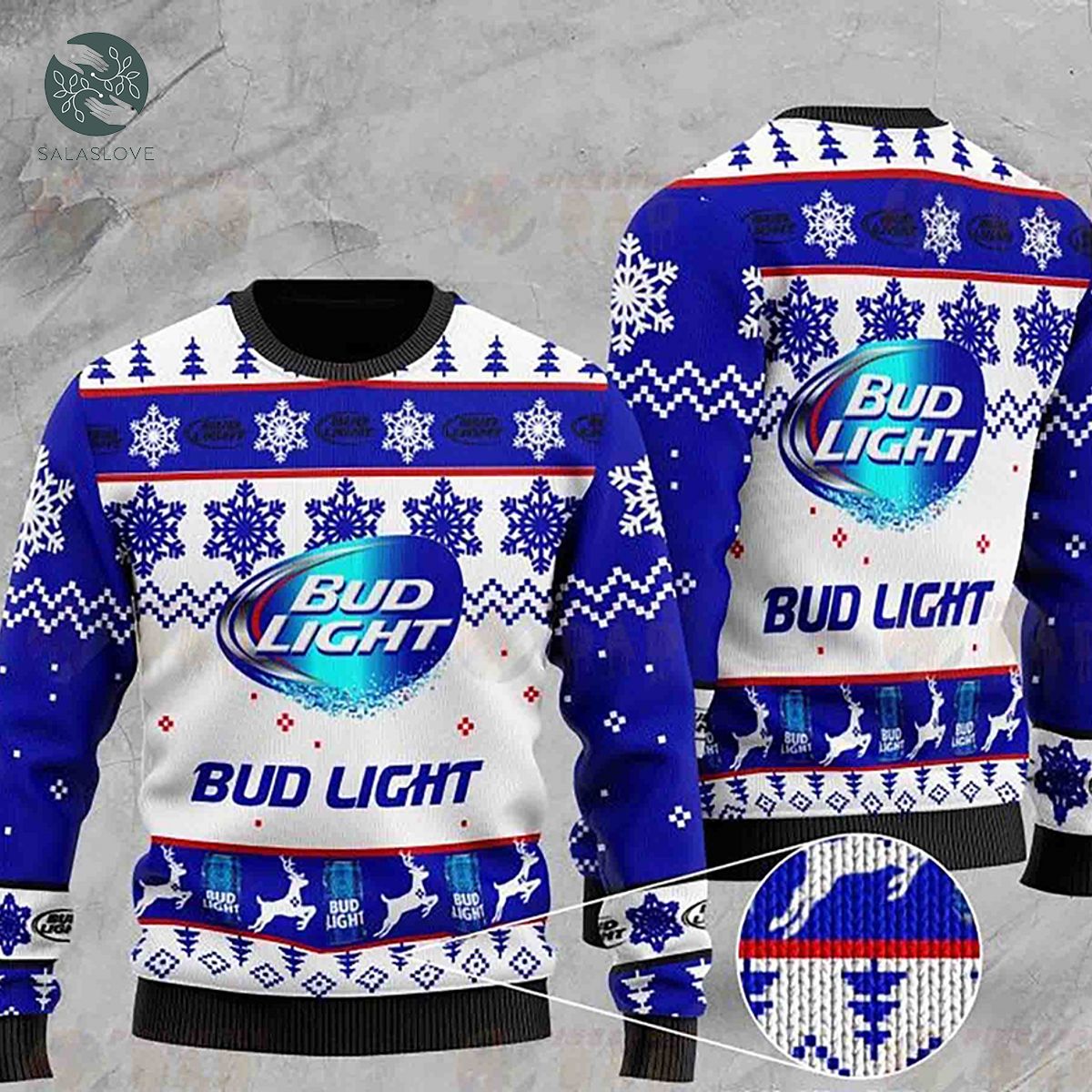 Beer Bud Light Ugly Christmas Sweater