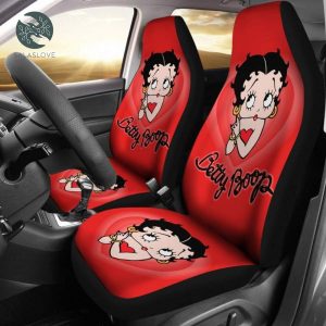 Betty Boop Heart Art Car Seat Covers