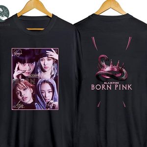 Black Pink Album 2022 World Tour Shirt