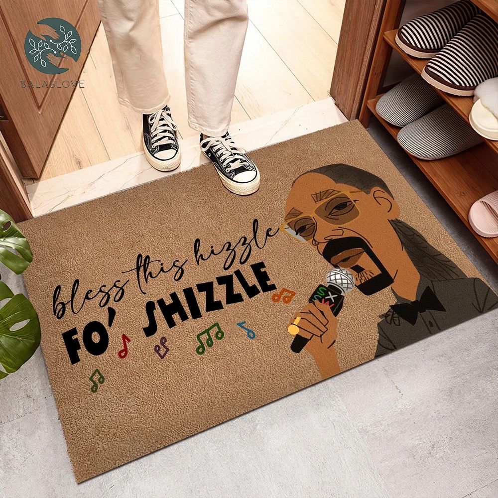 Bless This Hizzle Fo Shizzle  Snoop Dog Doormat


