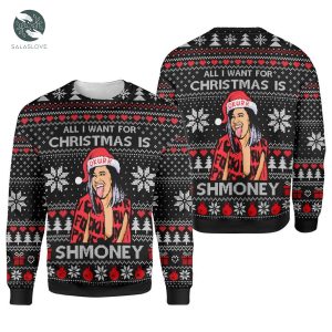 Cardi B Lover SH Money Ugly Christmas Sweater