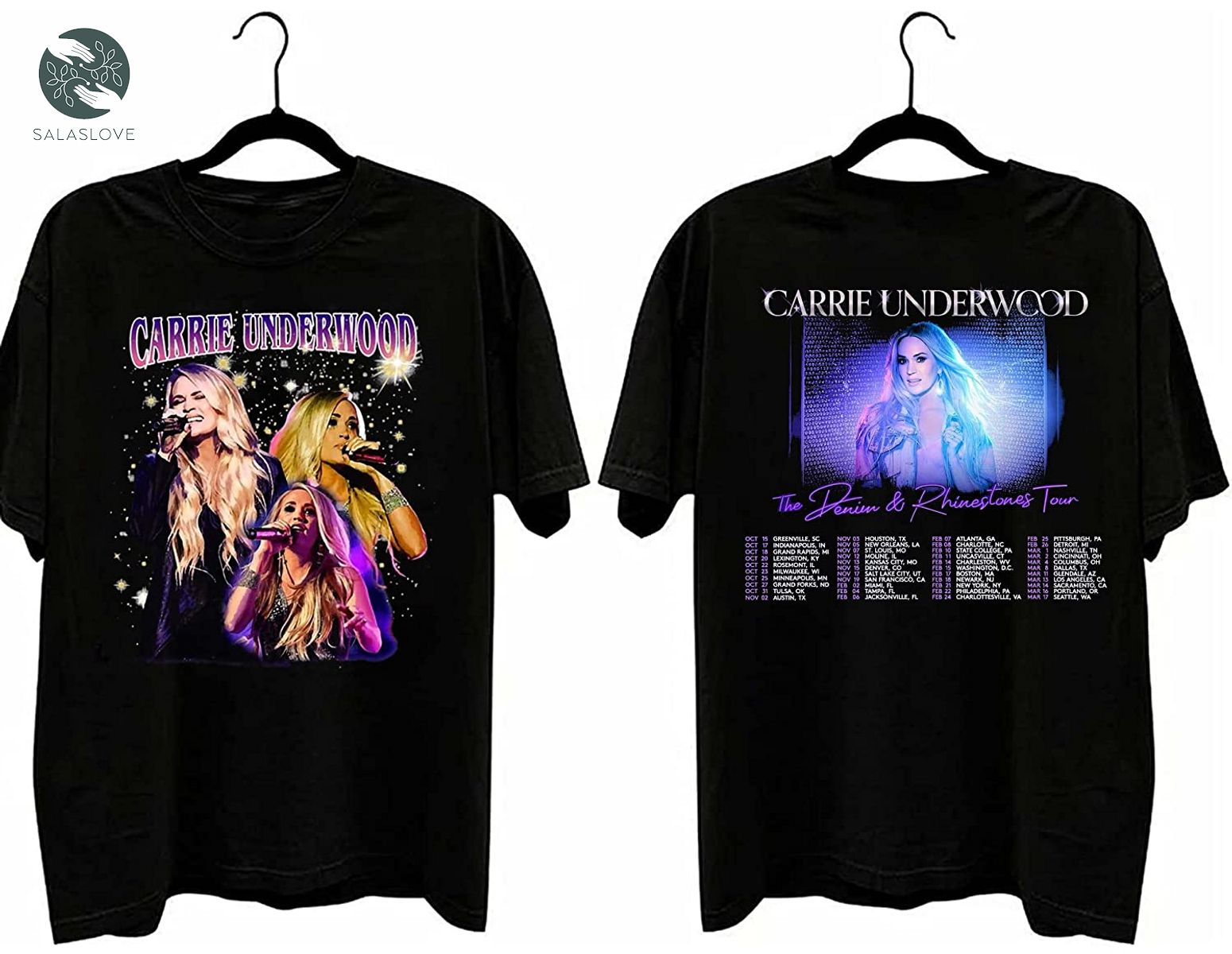 Carrie Underwood - Denim and Rhinestones 2022 World Tour Shirt