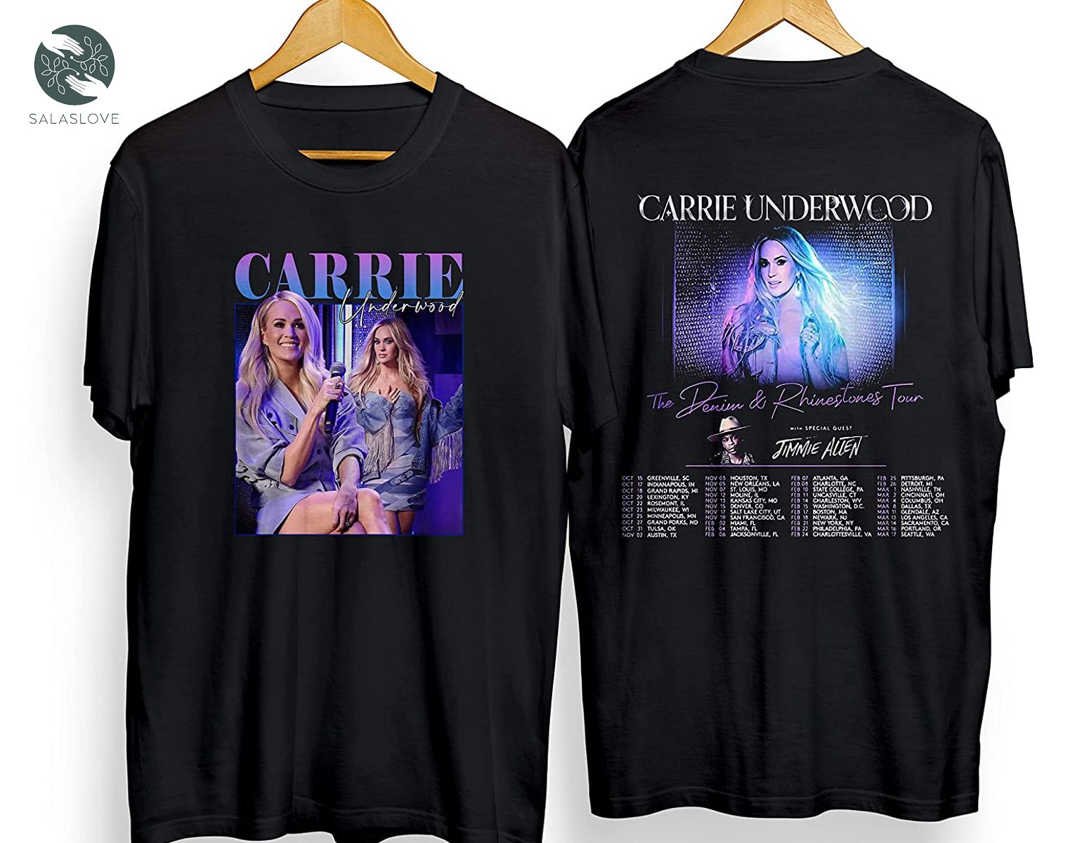 Carrie Underwood - Denim and Rhinestones Tour Music Shirt