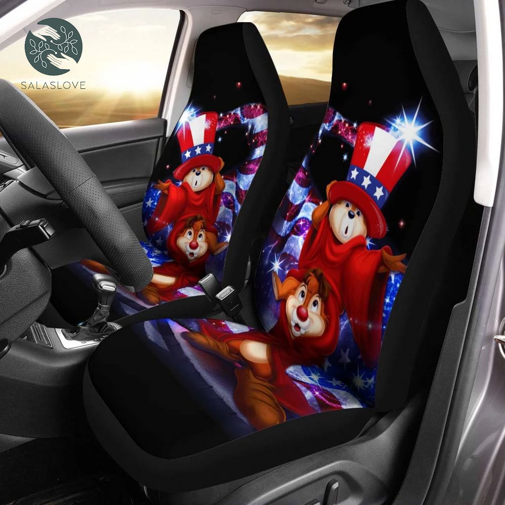 Chip n Dale Red Blue  Disney Car Seat Cover

