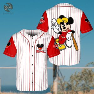 Cute Design Mickey Disney Unisex Disney Mlb Baseball Jersey
