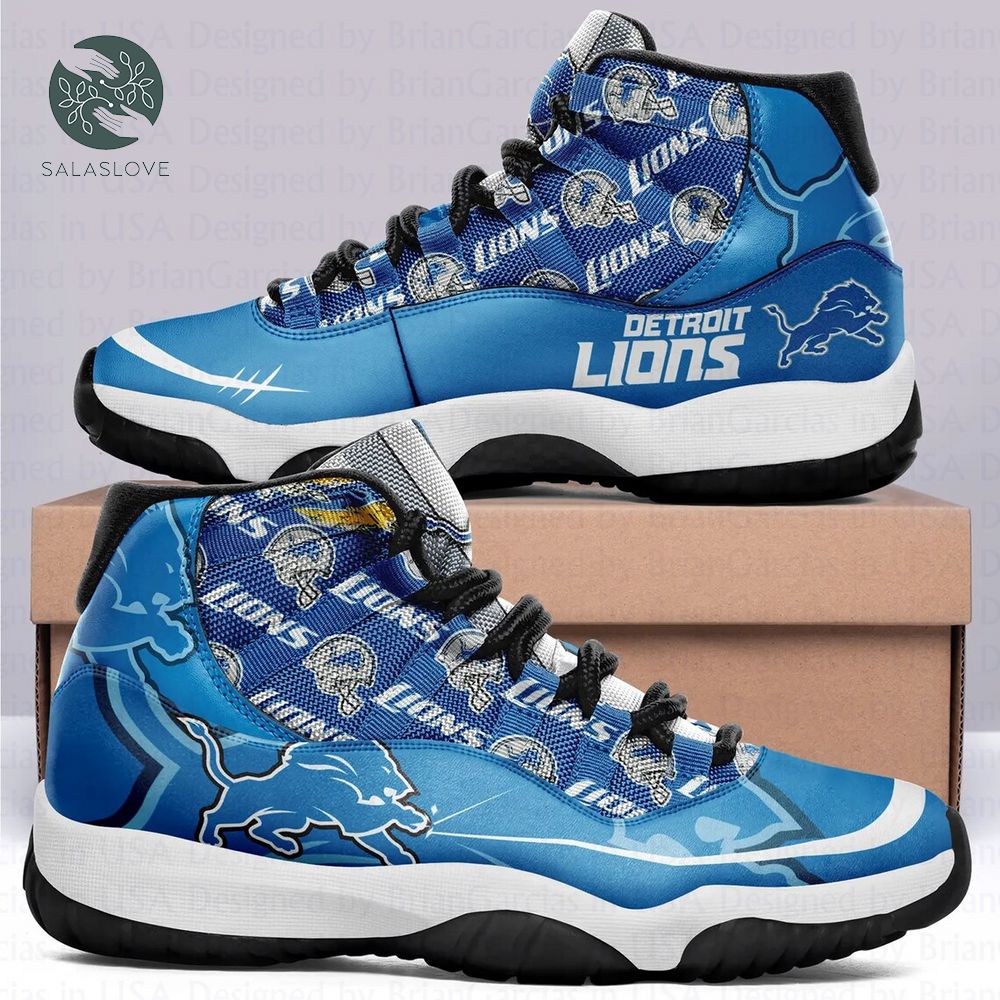 Detroit Lions Air  Air Jordan 11 Sneakers

